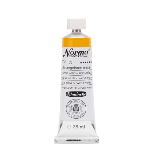 Norma oil color 35 ml, chrom.yellow middel (g.p. 1L= 391,42€)